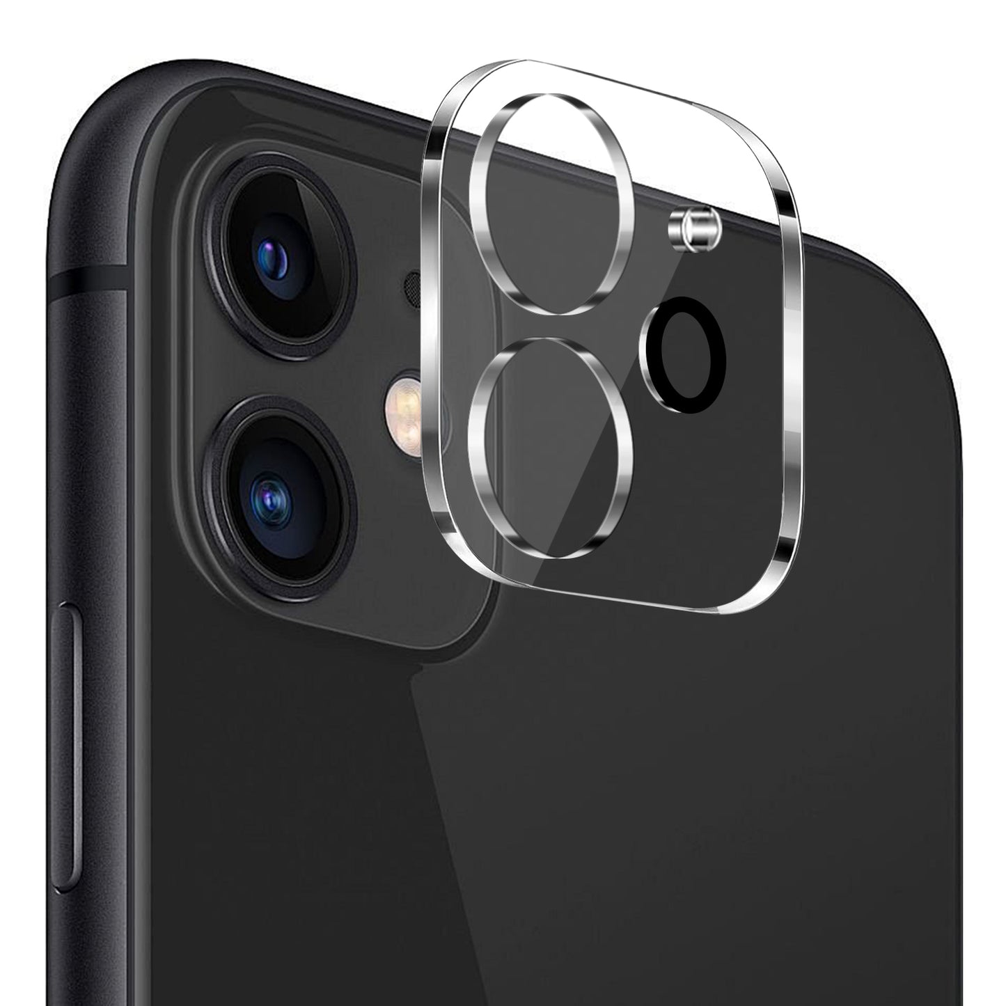 For Apple iPhone 11 Camera Lens Protector HD Clear Back Camera Protector Tempered Glass, Case Friendly, Ultra-Thin, Easy Installation Case Cover Clear