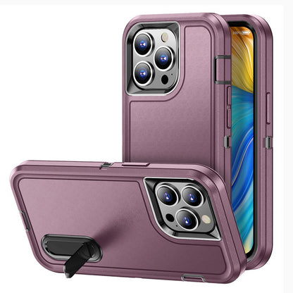For Samsung Galaxy A16 5G Hybrid Three Layers Protection 3in1 Shockproof with Kickstand Heavy Duty Hard TPU Rubber Anti-Drop Case Cover
