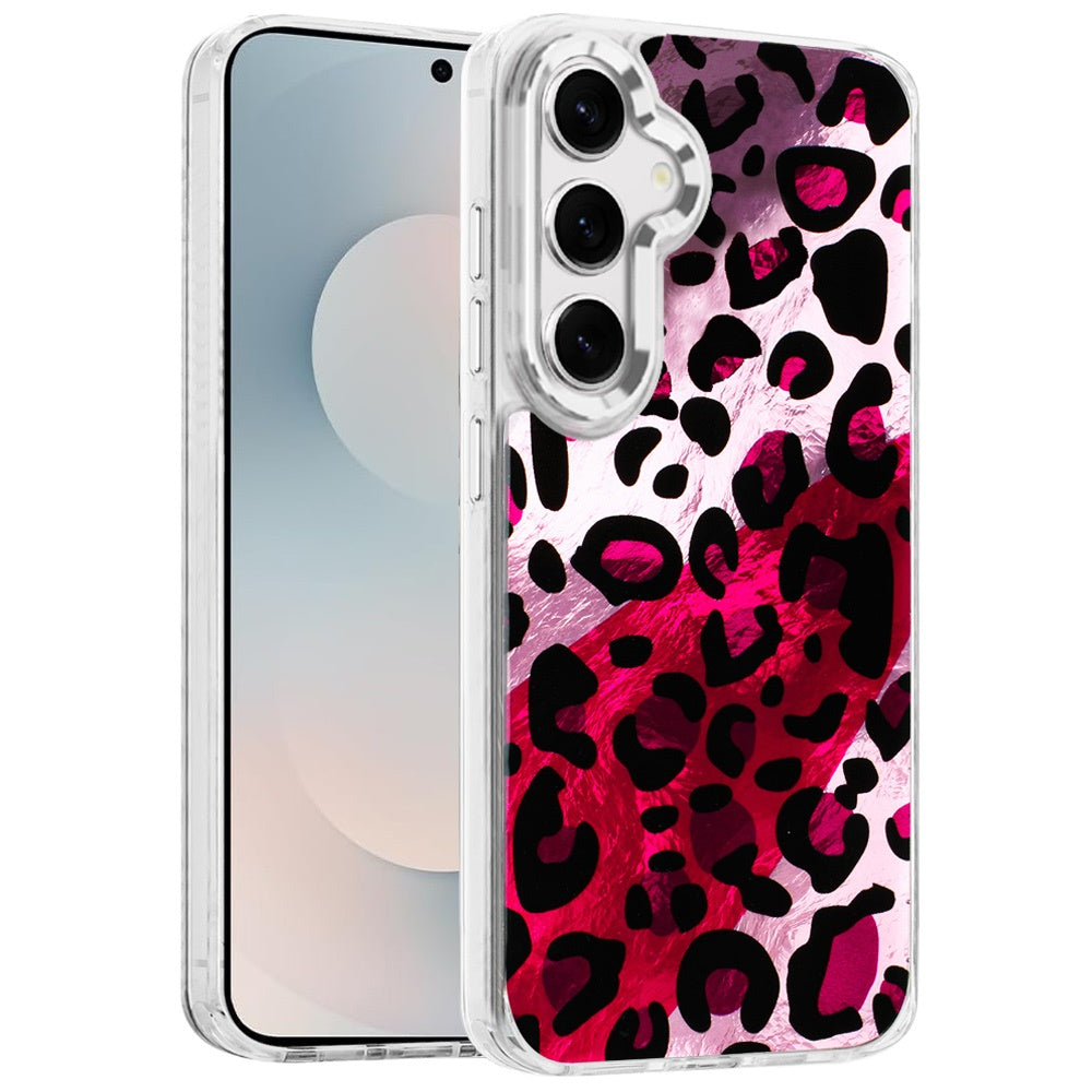 For Samsung Galaxy S25 Fan Edition /Galaxy S25 FE Fashion Beautiful Epoxy Design Hybrid Fashion Stylish TPU Protective, Shockproof Hybrid PC Case Cover
