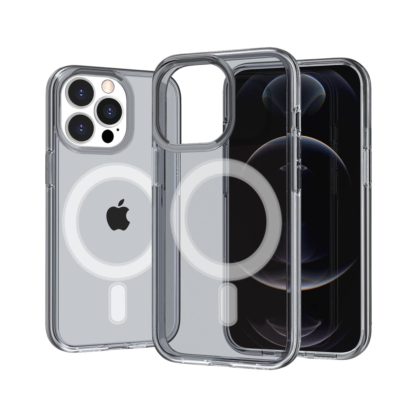 For Samsung Galaxy S24 FE /Fan Edition MagSafe Compatible Transparent Shock Absorption TPU Rubber Thick 3mm Hybrid Protective Case Cover