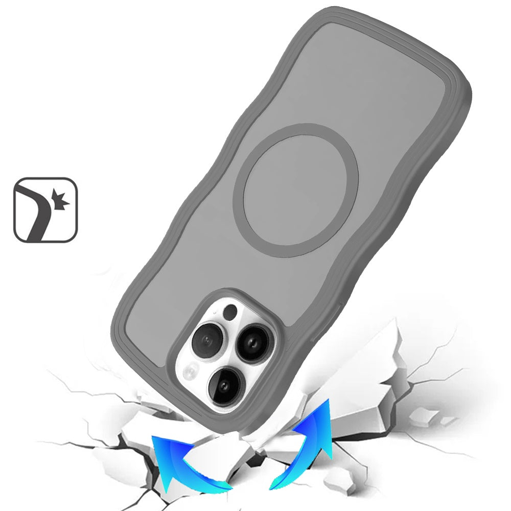For Apple iPhone 14 Pro Max Grip Hand Magnetic Hybrid Case Shockproof Protection Matte Skin Rubber TPU + PC Case Cover
