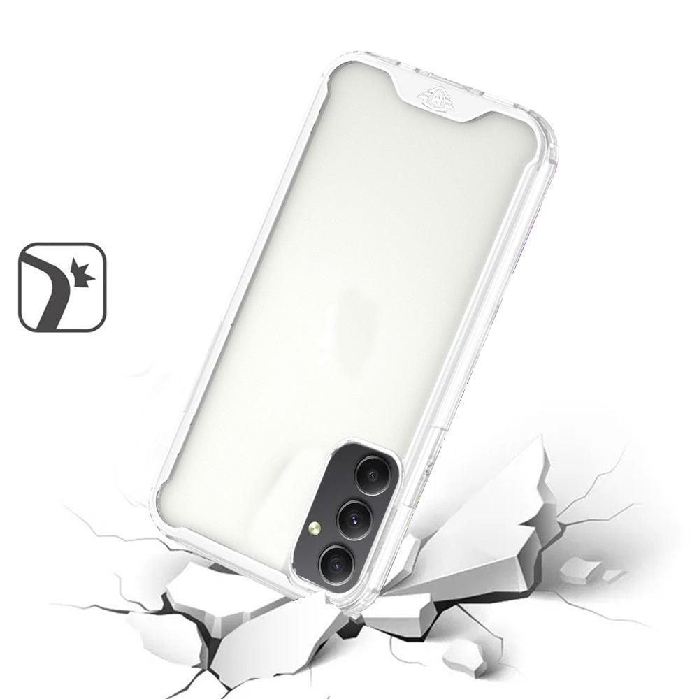 For Apple iPhone 16 Pro Max (6.9") Premium Hybrid Clear Shockproof Transparent Hard PC + Rubber TPU Bumper Frame Shell Slim Case Cover Clear