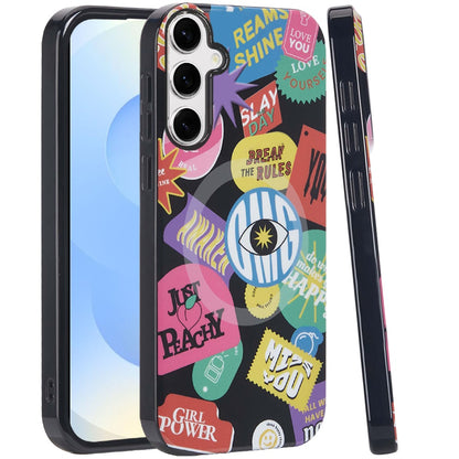 For Samsung Galaxy S25+ /S25 Plus /S24+ Plus Durable Fashion IMD Printed Design TPU Slim Shockproof Protective Case with Stylish Pattern Case Cover
