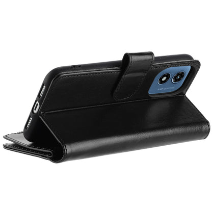 For Apple iPhone 16 Pro (6.3") Premium Leather Zipper Wallet with Credit Card Slots Money Pocket Luxury Clutch Pouch Stand & Strap Case Cover Black