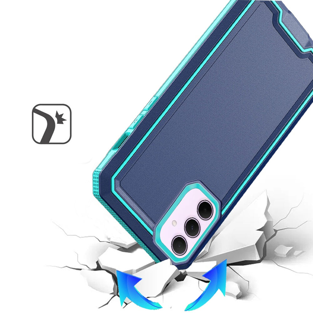 For Samsung Galaxy A36 Tough Modern Fused Hybrid Armor Hard PC TPU Rubber Shockproof Drop Protection Impact Case Cover