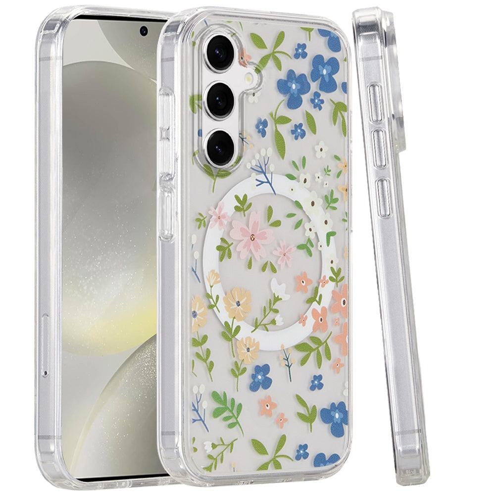 For Samsung Galaxy S25+ /S25 Plus /S24+ Plus Cute Fashion Pattern Design, Durable Shockproof Slim TPU Hard Back, MagSafe Compatible Case Cover
