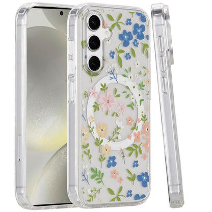 For Samsung Galaxy S25+ /S25 Plus /S24+ Plus Cute Fashion Pattern Design, Durable Shockproof Slim TPU Hard Back, MagSafe Compatible Case Cover