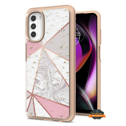 For Gabb Phone 4 Pro Fashionable Cute Design Hybrid Detachable Frame Modern Pattern Style Rubber TPU & Hard PC Slim Case Cover