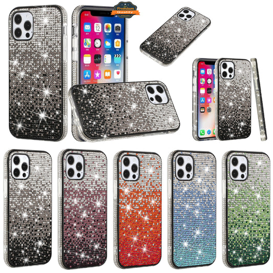 For Samsung Galaxy A16 5G Glitter Bling Ultra Thin TPU Sparkle Diamond Rhinestone Shiny Full Cover Crystal Stones Back Case Cover