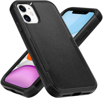 For Apple iPhone 16e /iPhone SE4 Rugged Heavy-Duty Dual Layer Military-Grade, Rubber TPU Defender, Hybrid Shockproof Case Cover