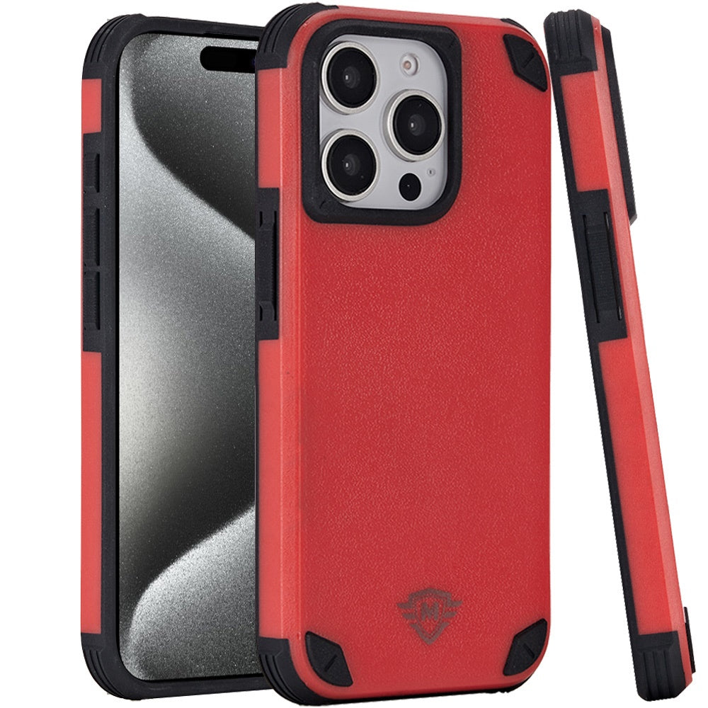 For Apple iPhone 16 Pro Max (6.9") Heavy Duty Dual-Layer Rugged Protection, Shockproof Protective Magnetic Compatible with MagSafe Case Cover