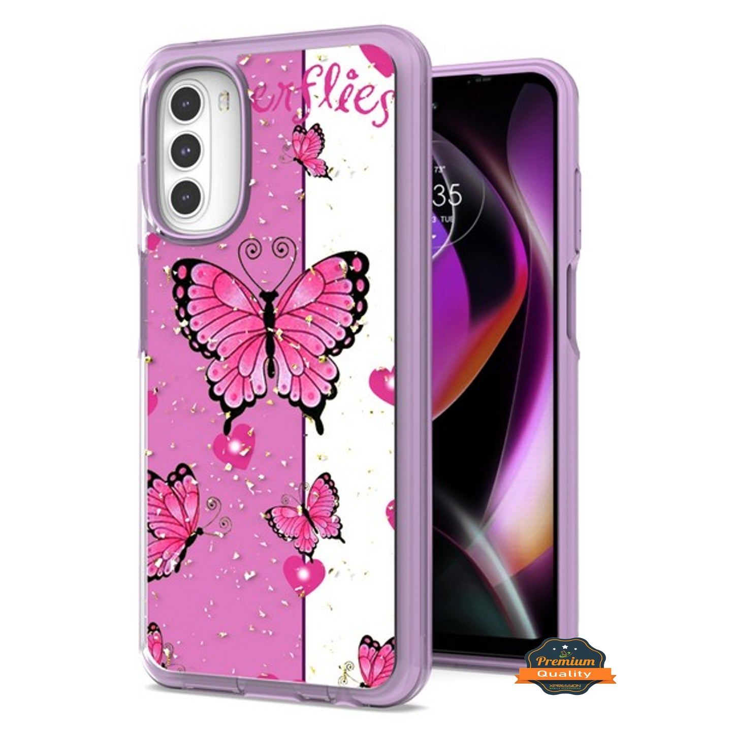 For Gabb Phone 4 Pro Fashionable Cute Design Hybrid Detachable Frame Modern Pattern Style Rubber TPU & Hard PC Slim Case Cover