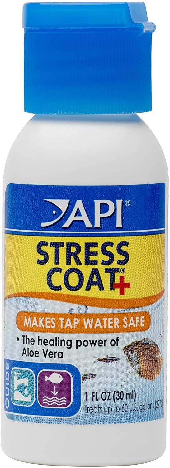 API Stress Coat + Fish and Tap Water Conditioner [Aquarium Supplies] 12 oz (12 x 1 oz)