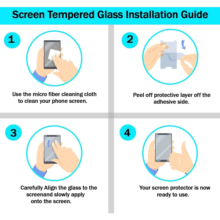 For Samsung Galaxy A26 Tempered Glass Privacy Screen Protector, Anti-Spy, Scratch Resistant, 9H Hardness, Anti-Fingerprint, Easy to Install Protector Black