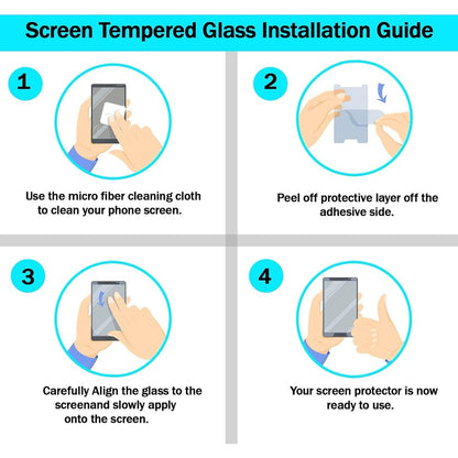 For Samsung Galaxy A26 Tempered Glass Privacy Screen Protector, Anti-Spy, Scratch Resistant, 9H Hardness, Anti-Fingerprint, Easy to Install Protector Black
