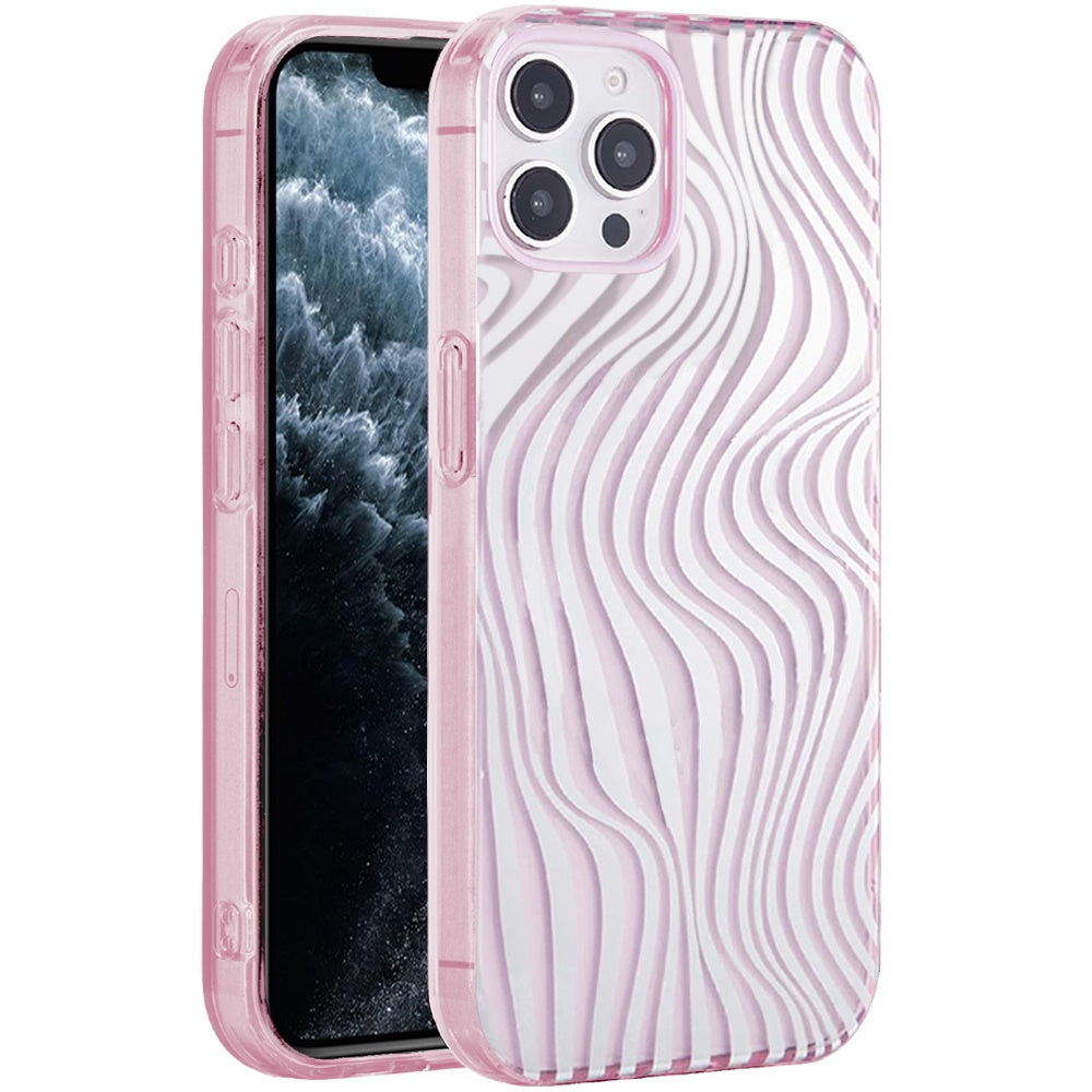 For Apple iPhone 11 Pro Max Fashion Layer Design Slim IMD TPU Protective, Shockproof Hybrid Stylish Durable Hard PC Case Cover