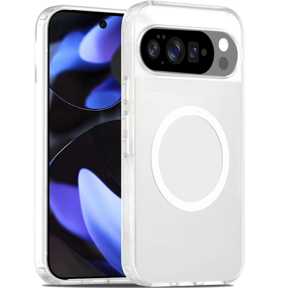 For Google Pixel 10 /Pixel 10 Pro MagSafe Compatible Case Hybrid Soft TPU Bumper Hard Translucent Matte Back Slim Shockproof Case Cover