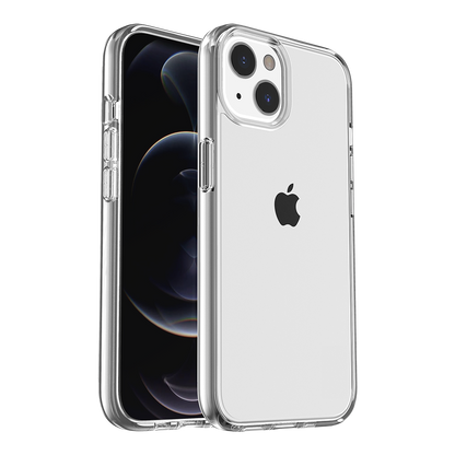 For Apple iPhone 16e Transparent Shock Absorption PC + TPU Rubber Gel Thick 3mm Hybrid Silicone Slim Fit Back Case Cover