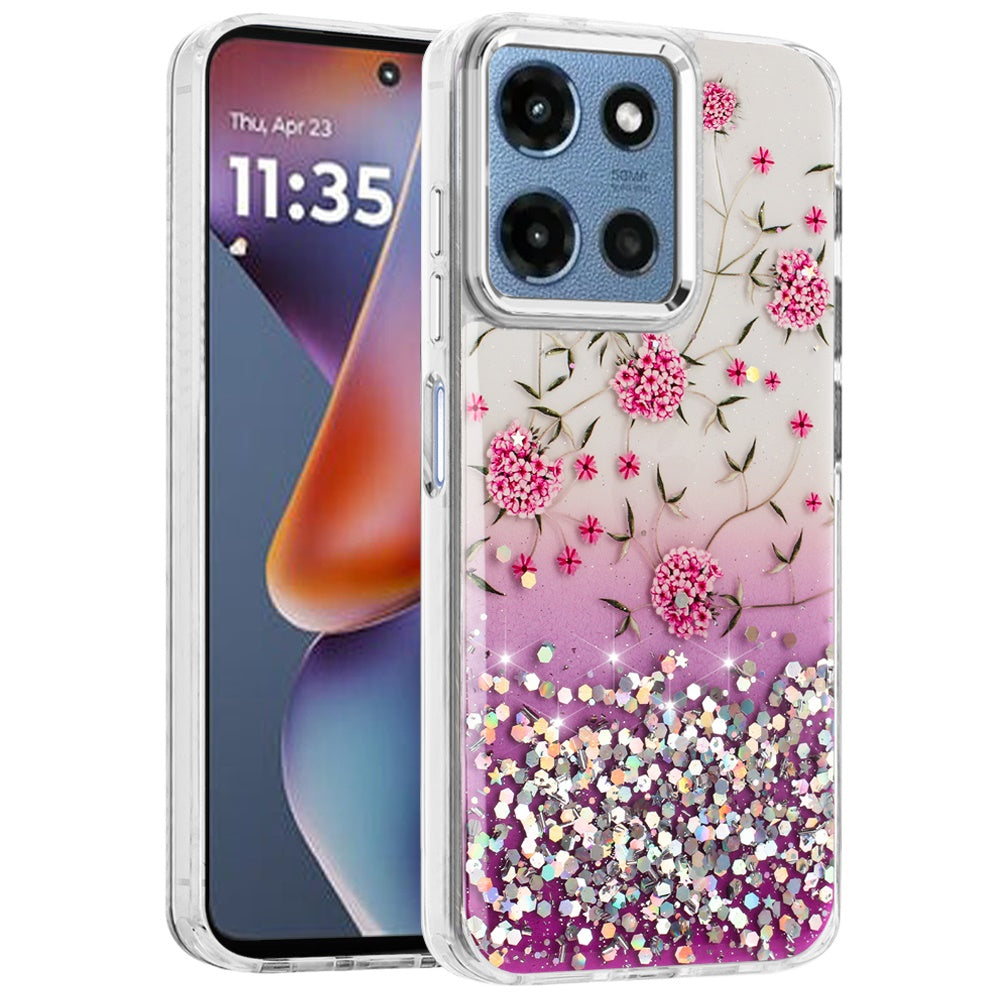 For Motorola Moto G Stylus 5G 2025 Fashion Beautiful Epoxy Design Hybrid Fashion Stylish TPU Protective, Shockproof Hybrid PC Case Cover