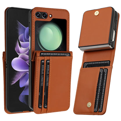 For Motorola Razr+ PLUS (2025 /2024) Wallet Case PU Leather Back Storage with Card ID Slot, Pocket Holder, Hybrid Protective Case Cover