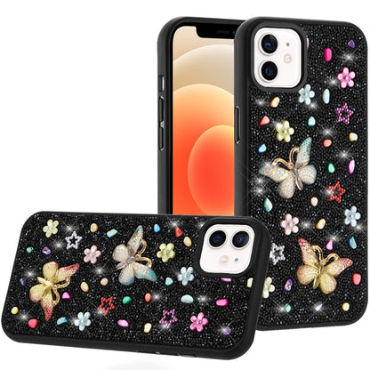 For Samsung Galaxy S24 Ultra Diamond Butterfly 3D Glitter Bling Design, Slim Hybrid Sparkle Protective Cover TPU for Women Girls Case Cover