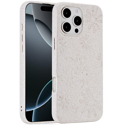 For Apple iPhone 16 Pro (6.3") Eco Friendly Bio-Degradable Design Hybrid Cases Slim Fit Soft TPU Drop Protection Rubber printed Case Cover