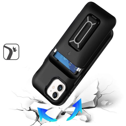 For Samsung Galaxy S25 Fan Edition /Galaxy S25 FE Wallet Case with 2- Credit Card Holder, Wrist Strap & Kickstand Hybrid Shockproof TPU Case Cover