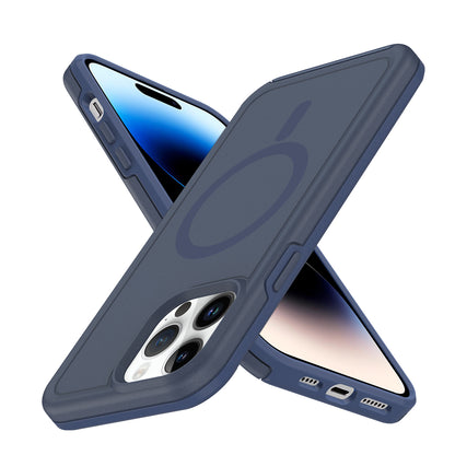 For Samsung Galaxy S25+ /S25 Plus /S24+ Plus Magnetic Circle, MagSafe Compatible, Guard Fused Heavy-Duty Hybrid Shockproof Slim Case Cover