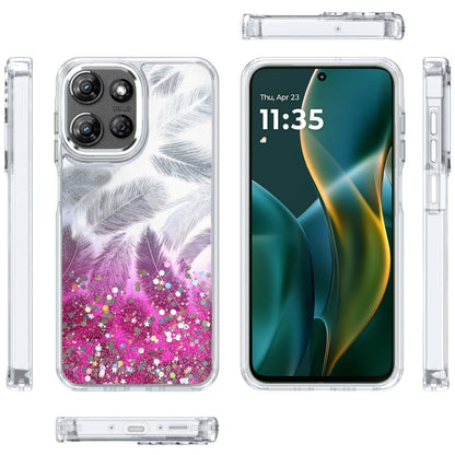 For Motorola Edge 2025 Fashion Epoxy Glitter Shimmer Design, Hybrid Shockproof TPU, Stylish Sparkle Slim TPU Protective Case Cover