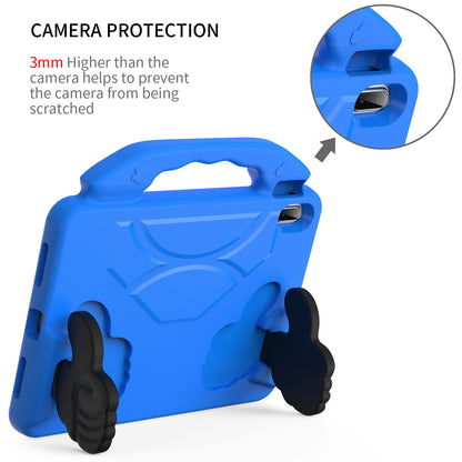For Kid-Friendly Hybrid Tablet Shockproof Stand Case Antislip Rubber Silicone TPU - Thumbs Up Kickstand Blue Tablet Case Cover