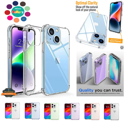 For Gabb Phone 4 Pro Hybrid 3-in-1 Detachable Tough Durable Transparent Case Shockproof Frame Hard PC + TPU Slim Case Cover