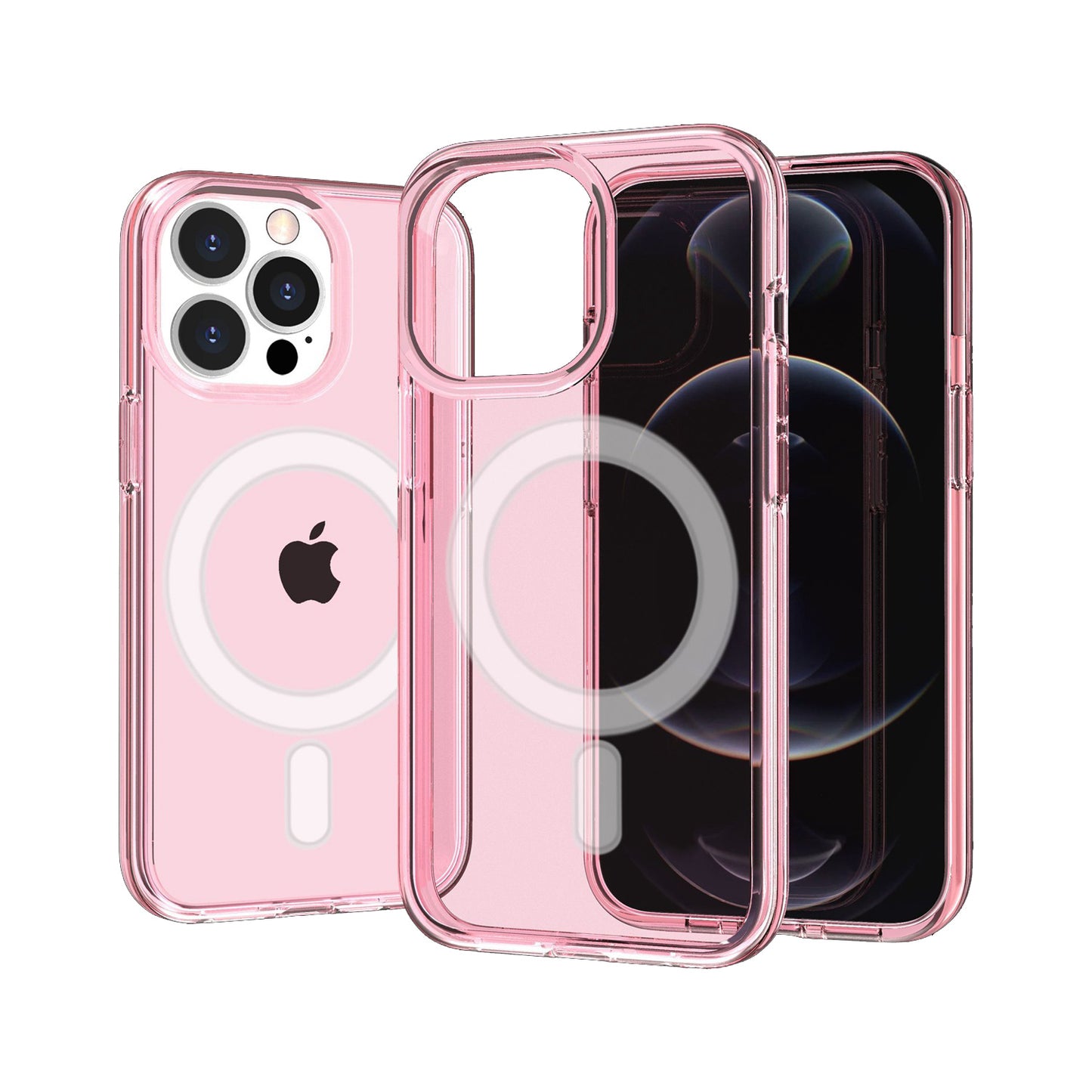 For Samsung Galaxy S24 FE /Fan Edition MagSafe Compatible Transparent Shock Absorption TPU Rubber Thick 3mm Hybrid Protective Case Cover