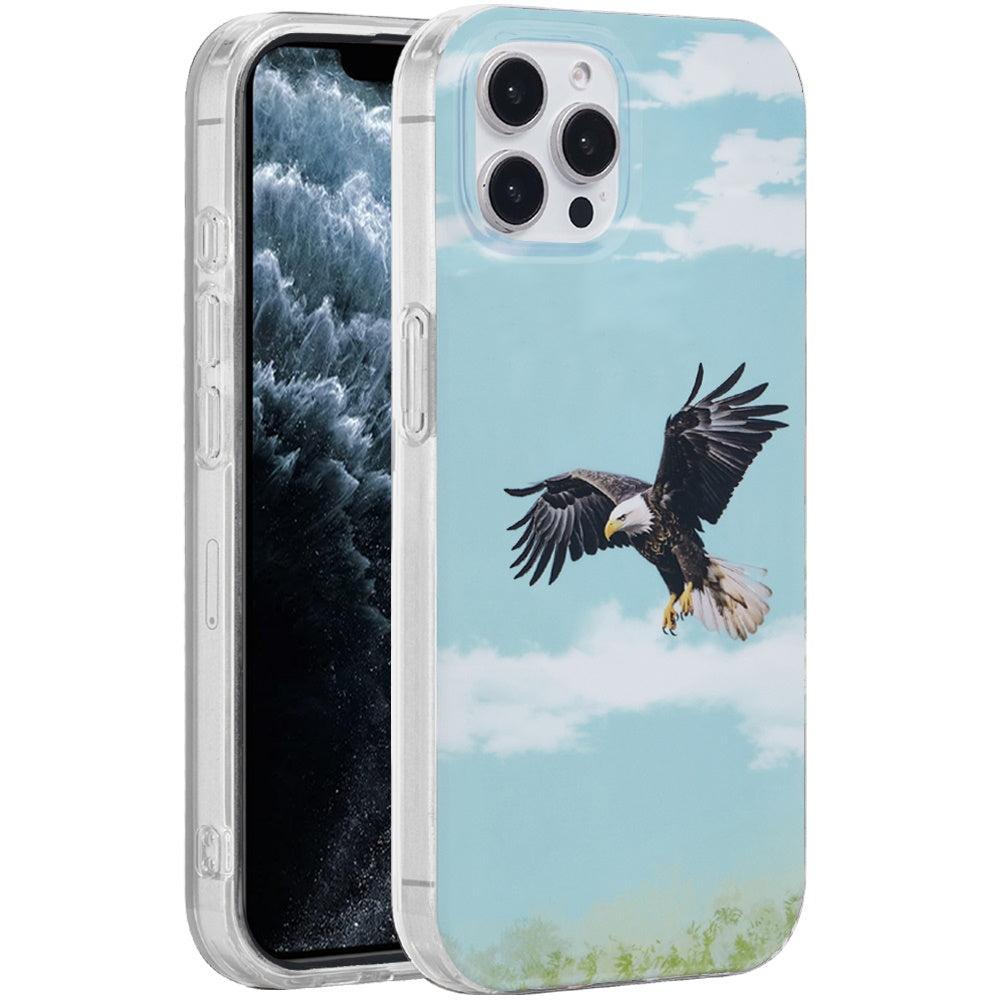 For Apple iPhone 11 Pro Max Fashion Layer Design Slim IMD TPU Protective, Shockproof Hybrid Stylish Durable Hard PC Case Cover