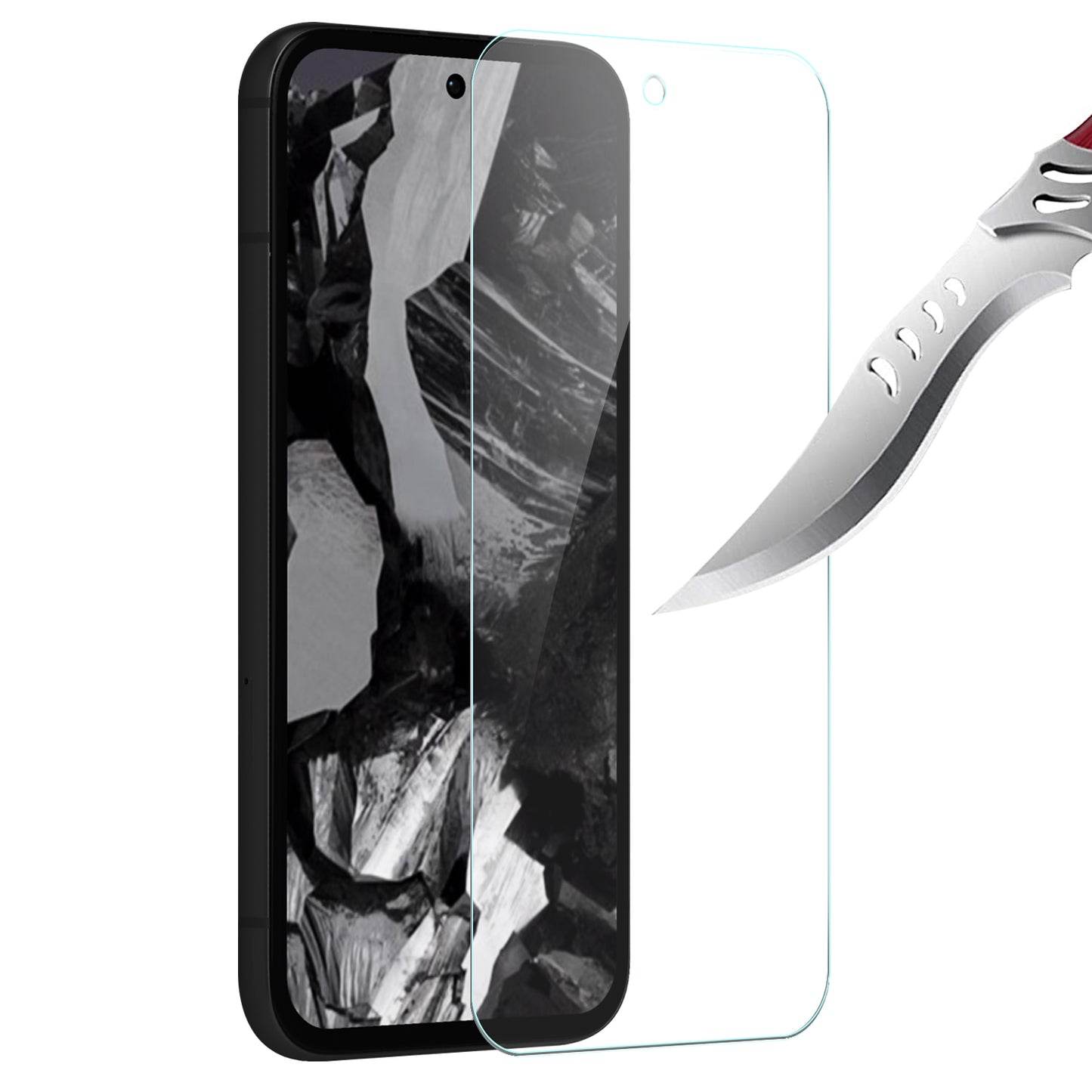 For T-Mobile Revvl 8 Pro Screen Protector Tempered Glass Premium HD Clear, Case Friendly, 9H Hardness, 3D Touch Accuracy, Anti-Bubble Film Glass Protector Clear