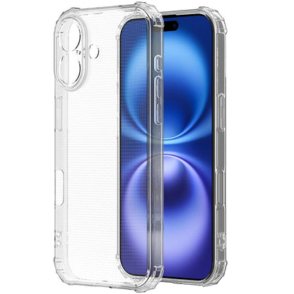 For Apple iPhone 17 Hybrid Transparent Thick TPU Rubber Silicone 4 Corners Gel Shockproof Protective Slim Back Case Cover Clear