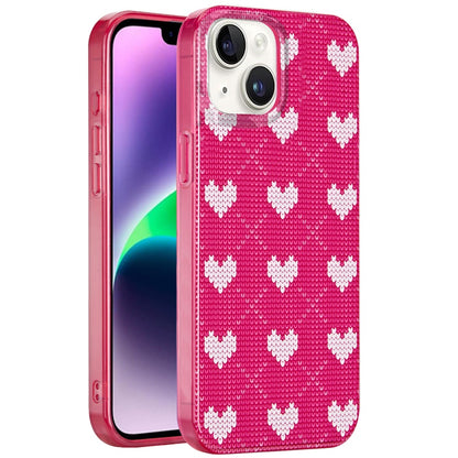For Apple iPhone 15 Fashion Layer Design Slim IMD TPU Protective, Shockproof Hybrid Stylish Durable Hard PC Case Cover
