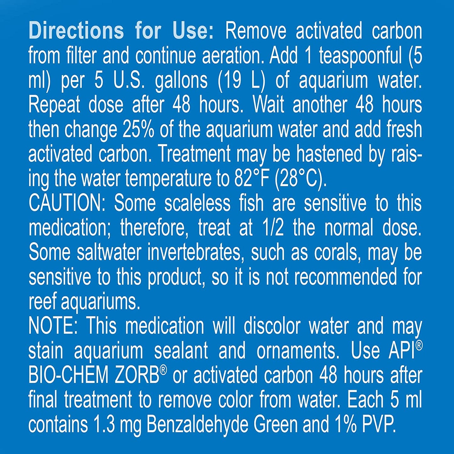 API Super Ick Cure Treats White Spot Disease [Aquarium Supplies] 24 oz (6 x 4 oz)