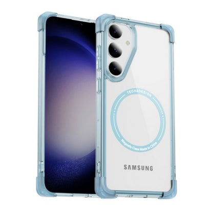 For Samsung Galaxy S25+ S25 Plus /S24+ Slim Fit Hybrid Case Clear Corner Bumper MagSafe Compatible, Hard TPU Rubber Shockproof Case Cover