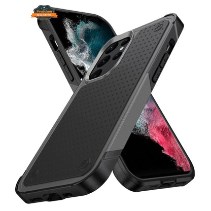 For Apple iPhone 15 Pro (6.1") Shockproof Non-Slip Textured Heavy Duty Rugged TPU Drop Military Protection Bumper  Phone Case Cover