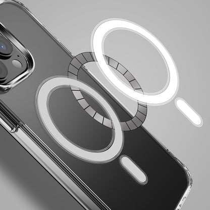 For Apple iPhone 16e Clear Magnetic Case with Built-in Magnets Compatible with MagSafe Slim Soft TPU Bumper Case Cover Transparent
