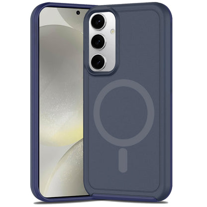 For Samsung Galaxy S25+ /S25 Plus /S24+ Plus Magnetic Circle, MagSafe Compatible, Guard Fused Heavy-Duty Hybrid Shockproof Slim Case Cover