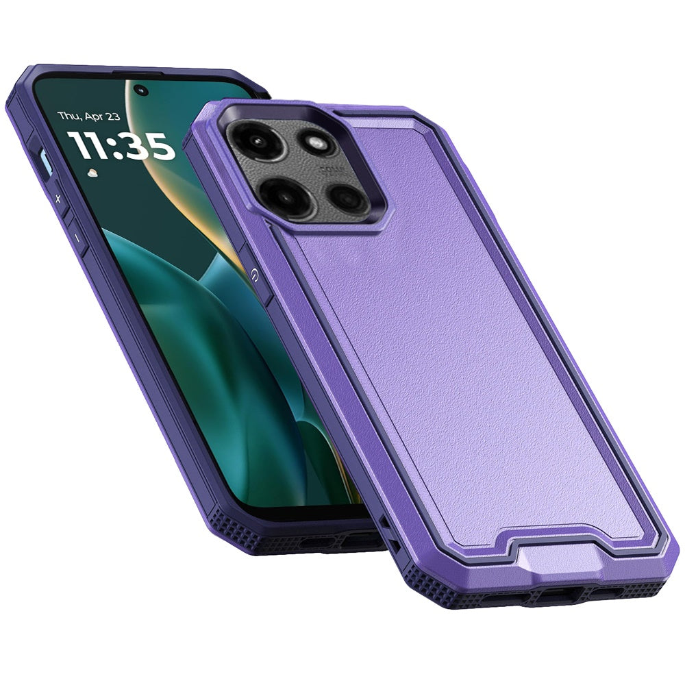 For Motorola Moto G Stylus 5G 2025 Tough Modern Fused Hybrid Armor Hard PC TPU Rubber Shockproof Drop Protection Impact Case Cover