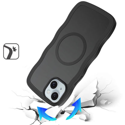 For Apple iPhone 14 /13 Grip Hand Magnetic Hybrid Case Shockproof Protection Matte Skin Rubber TPU + PC Case Cover