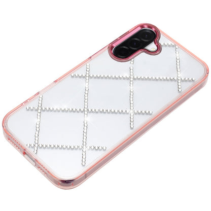 For Samsung Galaxy A17 5G Gem Glitter Diamond Bling Clear Hybrid TPU Cover, Colorful Shockproof Protective Back, Slim Fit for Women Girls Case Cover