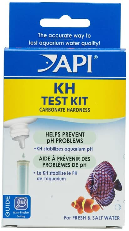 API KH Carbonate Hardness Test Kit for Fresh and Saltwater Aquariums [Aquarium Supplies for Aquarium] 1 count