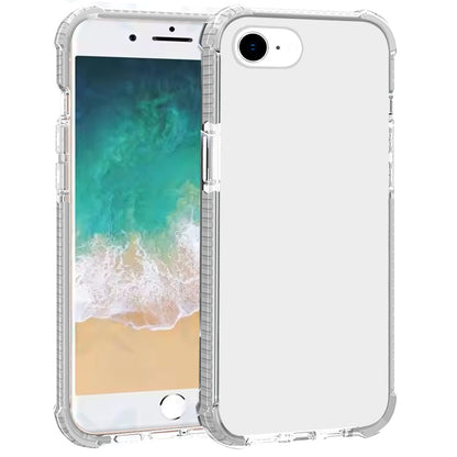 For Apple iPhone 16e Hybrid Transparent Acrylic Rubber Gummy Hard PC Silicone TPU Color Bumper Frame Shockproof Case Cover
