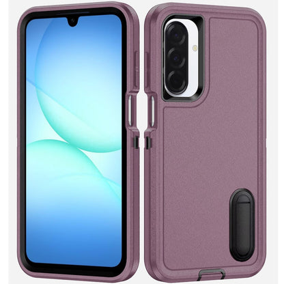 For Samsung Galaxy S25 Fan Edition /Galaxy S25 FE Hybrid 3 Layers Hard 3in1 Shockproof with Kickstand Heavy Duty Hard TPU Rubber Anti-Drop Case Cover