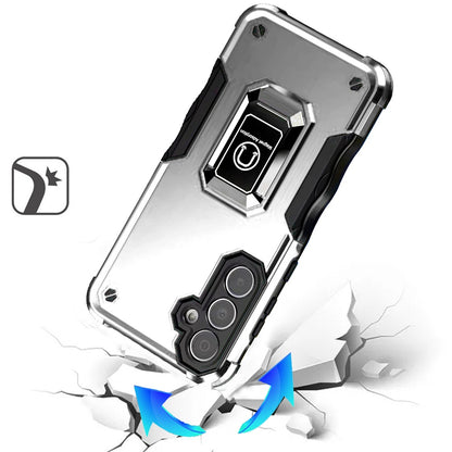 For Samsung Galaxy S25+ /S25 Plus /S24+ Plus Hybrid Stand Magnetic Ring Holder Kickstand Heavy Duty Rugged Drop Silicone & Hard PC Shockproof Case Cover