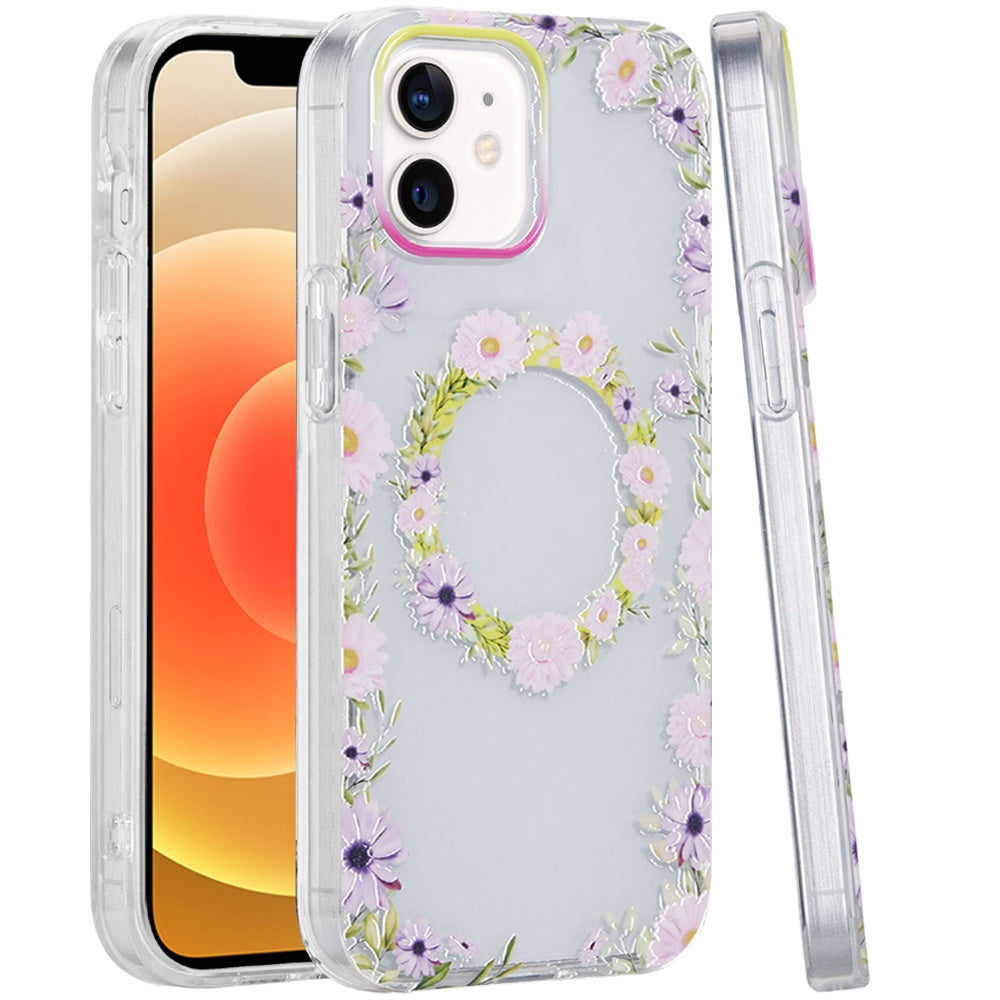 For Apple iPhone 16 (6.1") Durable Fashion IMD Printed Design TPU Slim Shockproof Protective Case with Stylish Pattern Case Cover