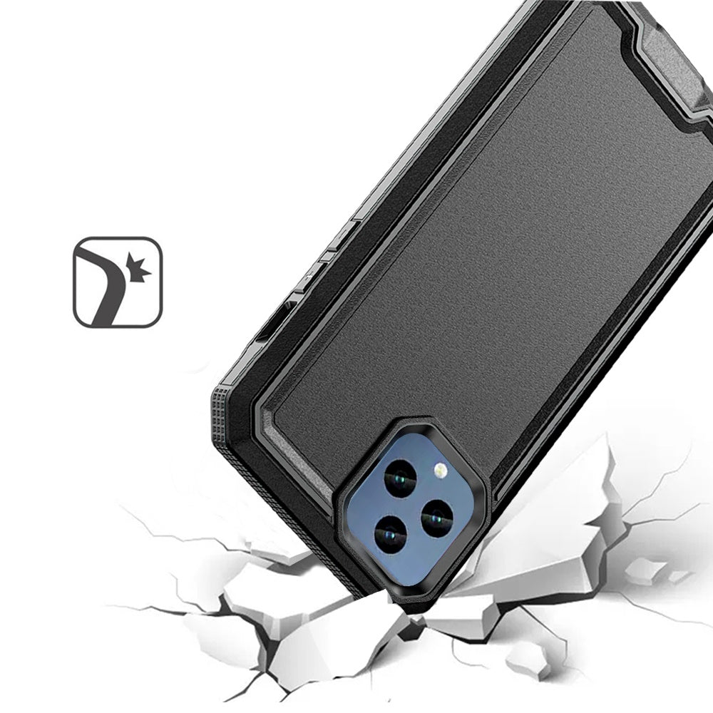 For Apple iPhone 16e Premium Fused Hybrid Tough Strong Hard PC TPU Rubber Shockproof Drop Protection Impact Case Cover